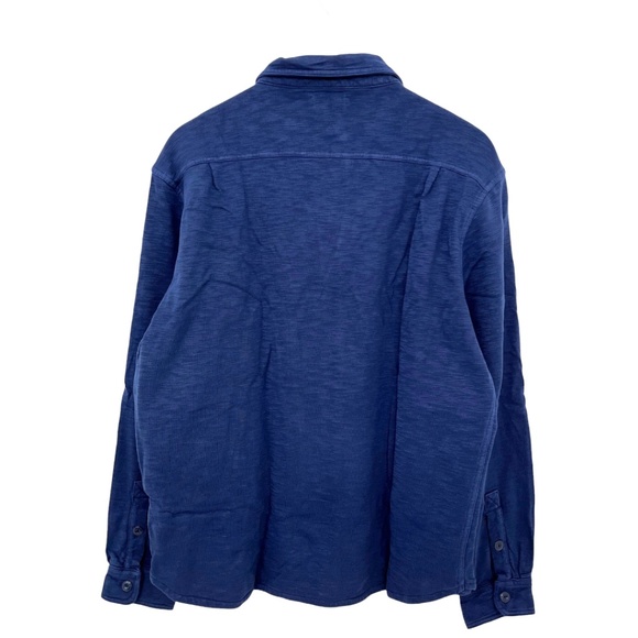 J. Crew Waffle Lined Garment Dyed Knit Harbor Shirt Men’s Large - Picture 3 of 14